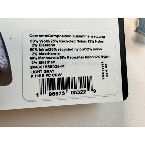 Smartwool Kids Hike Cree Height Medium Size 12 -2.5 Shoe Size NWT Full Cushion - Picture 4 of 5